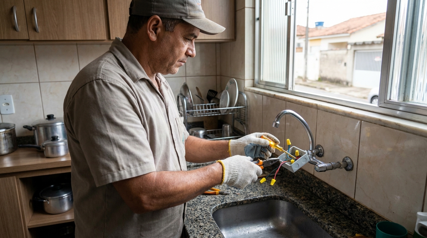 Adequação de Ponto Elétrico em Feira de Santana‑BA