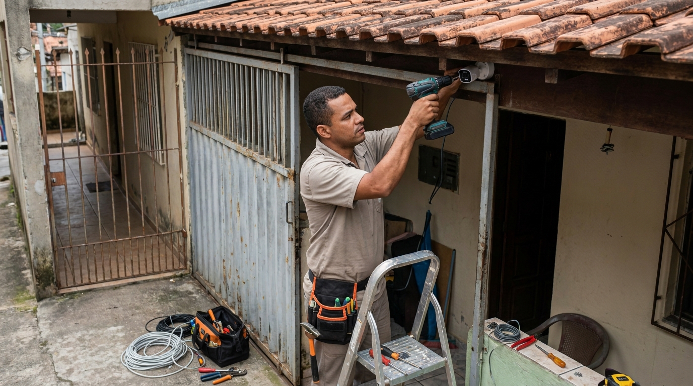 Instalação de Câmera Residencial em Feira de Santana‑BA
